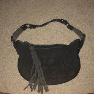 Authentic Coach black nylon bag.